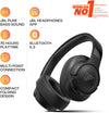 Tune 720BT Wireless On-Ear Headphones, with  Pure Bass Sound, Bluetooth 5.3, Hands-Free Calls, Audio Cable and 76-Hour Battery Life, in Black