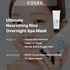 Ultimate Nourishing Rice Overnight Spa Mask, 60ml | Facial Moisturizer with Rice Extract and Niacinamide | Leave-on Face Mask | Korean Skincare