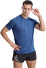 3 Pack Men's Dry Fit T Shirt Moisture Wicking Athletic Tees Exercise Fitness Activewear Short Sleeves Gym Workout Top