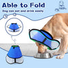 Dog Cone for Dogs After Surgery, Soft Dog Cones for Large Medium Dogs, Comfortable Dog Cone Collar to Stop Licking, Adjustable Pet Recovery Collar for Small Dogs with Soft Protect Edge