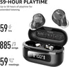 Hybrid Active Noise Cancelling Earbuds, 45dB ANC Wireless Earbuds, 6-Mic ENC for Clear Calls, Deep Bass, 59H Playtime, IPX8 Waterproof, Bluetooth 5.3 Ear Buds with App for Custom EQ