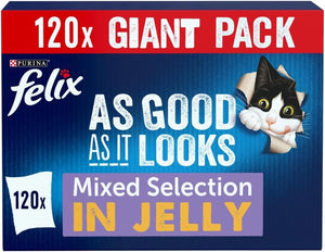 As Good As it Looks Mixed Selection in Jelly Wet Cat Food 120x100g