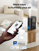 6L Smart Humidifier for Large Room, Warm and Cool Mist for Bedroom Baby, 60H Timer, High Precision Humidity Sensor, Indicator Light, Oil Diffuser for Home, Plants, Works with Alexa, Black