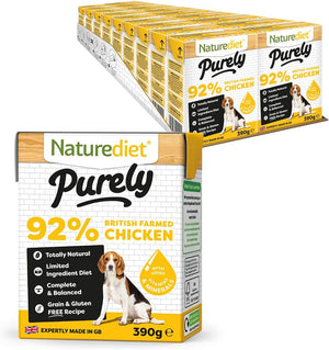 - Purely, Complete Wet Food, Chicken, 390g (Pack of 18)