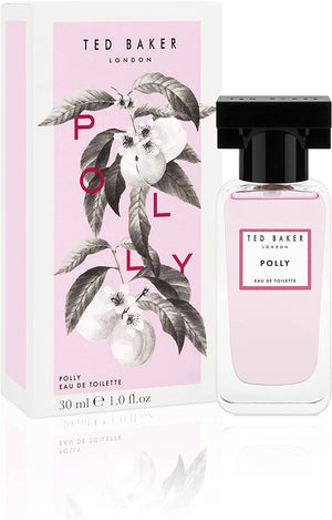 Floret Polly EDT, Peach and Mandarin Top Notes with Jasmine and Honeysuckle Base Notes, Glass Bottle, Polly Fragrance, 30ml