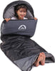 - Sleeping Bag 3-4 Seasons (Summer, Spring, Fall, Winter) Warm & Cool Weather - Lightweight,Waterproof Indoor & Outdoor Use for Kids, Teens & Adults for Hiking, Backpacking and Camping