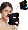 Skin Rejuvenation Photon Mask - 7 Colors Silicone Skin Care Treatment Led Light Therapy Red Light Facial Led Face Mask Device - Anti Aging Wrinkles Facial Beauty Skin Care Mask - (Black)