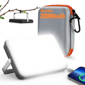 LED Camping Lantern Rechargeable, 4000LM Camping Lights with 4 Light Modes, 20000mAh Portable Power Bank up to 144 Hours, IPX5 Waterproof Tent Light for Camping, Fishing