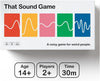 That Sound Game A Noisy for Weird People - Ideal Games for Adults & Teens, Drinking Games, Uni, Birthdays & Hen Party Games - Fun Games for Adults and Teens (14+)