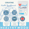 Creatine Monohydrate 1000mg Sample Pack of 7 Tablets - Choose Your Packet Size - LetterBox Friendly UK Fast Delivery -