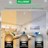 LED Recessed Ceiling Lights 4W,LED Downlight for Ceiling Dimmable,Warm White 3000K Neutral White 4000K Cool White 6500K Adjustable,IP44 Ultra Slim Spotlights for Bathroom Kitchen Bedroom,6 Pack
