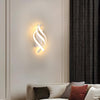 LED Wall Lamp, Modern Wall Light with 3 Spiral Lamp Bars, 22W 3000K Warm White Light, Indoor Wall Light Sconce Lighting Fixtures for Bedroom Living Room Hallway, White