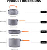 Feast 4 Camping Cookware Set | Outdoor Cooking kit with Pot Kettle Pan Bowls and Spatula | Kitchen Utensils for 4 to 5 People Backpacking Trekking Hiking Fishing Picnic