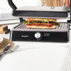 Marblestone Health Grill – Electric Fold-Out Grill & Panini Maker, Non-Stick XL Plates 29 x 23cm, Opens Flat To 180°, Adjustable Temperature Control, Integrated Drip Tray, No Oil Needed, 2200W