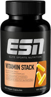 Vitamin Stack, 120 Capsules with All Essentials Vitamins - Laboratory Tested, Made in Germany