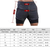 Mens Running Gym 2 in 1 Sports Shorts Breathable Outdoor Workout Training Shorts with Pockets