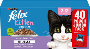 ORIGINAL Kitten Mixed Menu in Jelly Wet Cat Food 40x85g