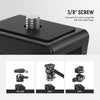 Car Window Mount for Spotting Scope, Metal with 0.52"/13mm Max Opening Padded Clamp, 3/8" Screw for Tripod Head Camera Phone Mount Adapter for Hunting Scouting, Max Load 5lb/2.26kg, LS-20