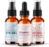 Facelift in a Bottle - 3-in-1 Anti-Aging Set with Retinol Serum, Vitamin C Serum and Eye Gel - Formulated to Reduce Wrinkles, Fade Dark Spots and Treat Under-Eye Bags