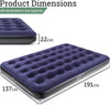 Double Airbed Inflatable Camping Blow Up Mattress Air Bed And Electric Pump