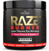 Protein Works | Raze Burner Pre Workout Powder | Thermogenic | Caffeine, Carnitine & Tyrosine | Sour Cherry & Apple | 30 Servings