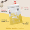 Nutrition Diet Whey Low Calorie Protein Powder, Low Carb, High Protein Lean Matrix, Creamy Vanilla Diet Whey Protein Powder, High Protein, 32 Servings Per 800g Bag