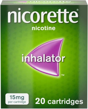 15mg Inhalator (20 Cartridges), Discreet & Convenient Nicotine Inhaler for Quitting Smoking, Smoking Cessation Aid with Replaceable Cartridges