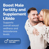 Male Fertility Supplements - Boost Sperm Count, Motility & Libido - Maca Root, Folic Acid, L-Arginine, Zinc & Magnesium - Multivitamin for Men’s Health & Fertility Support, 60 Caps