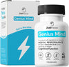 Genius Mind® Nootropic Brain Supplement, Support Cognitive Function, Energy Levels, Focus & Memory Function - 17 Brain Boosting Ingredients Including Lions Mane, Bacopa, Ginkgo & Vitamin B12