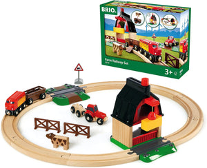 World Farm Railway Set for Children Age 3 Years Up - Compatible With Most  Trains And Accessories - Gifts for Kids