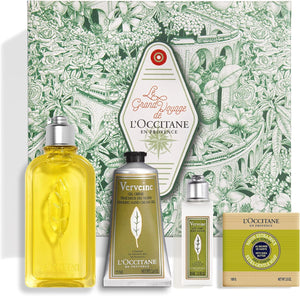 L'OCCITANE Uplifting & Invigorating Verbena Collection | Zesty & Citrus Scent | Vegan & 96% Readily Biodegradable | Premium & Clean Beauty Bath & Body Gift Set for All Skin Types