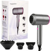 Hair Dryer Professional Ionic Hairdryer with 2 Speed 3 Heat Setting, Cool Shot Button, 1 Diffuser & 2 Concentrator for Women Man