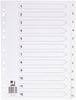 KF01354 1-12 Polypropylene Index A4 Multi Punched - White