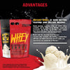 Whey – 100% Whey Protein Powder, Gourmet Taste, 22g of Protein, 10.4 g EAAs, 5 g BCAAs, Fast Absorbing, Easy Digesting - 2.27 kg - Vanilla Ice Cream