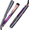 Hair Straighteners and Curlers 2 in 1 - Twist Flat Curling Iron Pro Multi-Styler for Curl/Wave/Straighten Hair