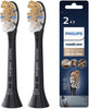 Sonicare Original A3 Premium All-in-One Standard Sonic Toothbrush heads - 2 Pack in Black (Model HX9092/11)