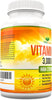 Vitamin D 3,000 IU, High Strength Vitamin D3 Supplement, 365 Easy to Swallow Softgels - Full Year Supply