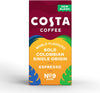 Costa Bold Colombian Single Origin Aluminium Coffee Pods (Pack of 10, Total 100 Coffee Capsules)