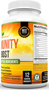 Immune System Booster with Vitamins - Easy to Swallow Veggie Capsules - Immune System Support Supplement