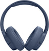 Tune 720BT Wireless On-Ear Headphones, with  Pure Bass Sound, Bluetooth 5.3, Hands-Free Calls, Audio Cable and 76-Hour Battery Life, in Blue