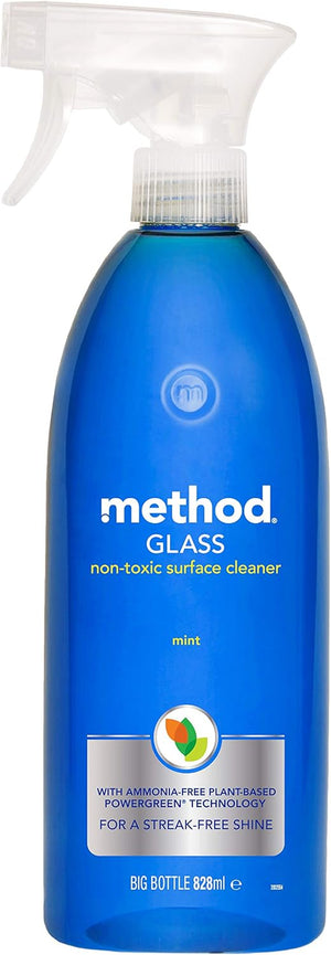 Glass Cleaner Spray, Window And Stainless Steel Glass Spray, Fresh And Vibrant Mint Scent Fragrance, Pack of 1, 828 ml