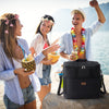 Soft Cooler Bag with Hard Liner, Large Insulated Picnic Lunch Bag Box Soft-Sided Cooling Bag for Camping/BBQ/Family Outdoor Activities