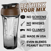 2.0 Vortex Blender Shaker Bottle Upto 828 ml | No Blending Ball or Whisk | USA Made | Portable Pre Workout Whey Protein Drink Shaker Cup | Mixes Cocktails Smoothies Shakes | Top Rack Safe