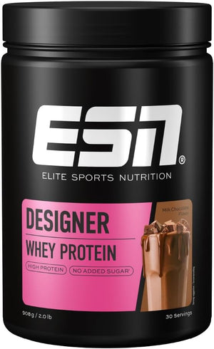 Designer Whey Protein Powder, Milk Chocolate, 908 g - Muscle Building and Recovery