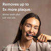 Sustainable Sonic Toothbrush - Electric Toothbrush Adults - Slim and Powerful Travel Toothbrush - Recyclable Plant-Based Head, 2 Modes, Mirror-Mount, and Charging Stand