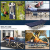 Oversized Folding Camping Bed for Adults,75 * 28" Extra Wide,2400D Oxford fabric,550lbs Load Capacity,Heavy Duty Sleeping Beds with Carry Bag, Portable Travel Camp Beds