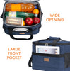 Soft Cooler Bag with Hard Liner, Large Insulated Picnic Lunch Bag Box Soft-Sided Cooling Bag for Camping/BBQ/Family Outdoor Activities