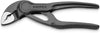 Cobra XS Mini Water Pump Pliers, 100 mm, Nuts to 24 mm, Pipes to 28 mm, Self-Locking, Fine Adjustment by Button Push, Edc, 87 00 100