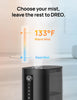 6L Smart Humidifier for Large Room, Warm and Cool Mist for Bedroom Baby, 60H Timer, High Precision Humidity Sensor, Indicator Light, Oil Diffuser for Home, Plants, Works with Alexa, Black
