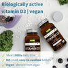 Pure & Essential, Vegan Vitamin D3, 1-Year Supply, 1000 iu, Natural Plant-Based Algae, Small Tablets for Kids & Adults